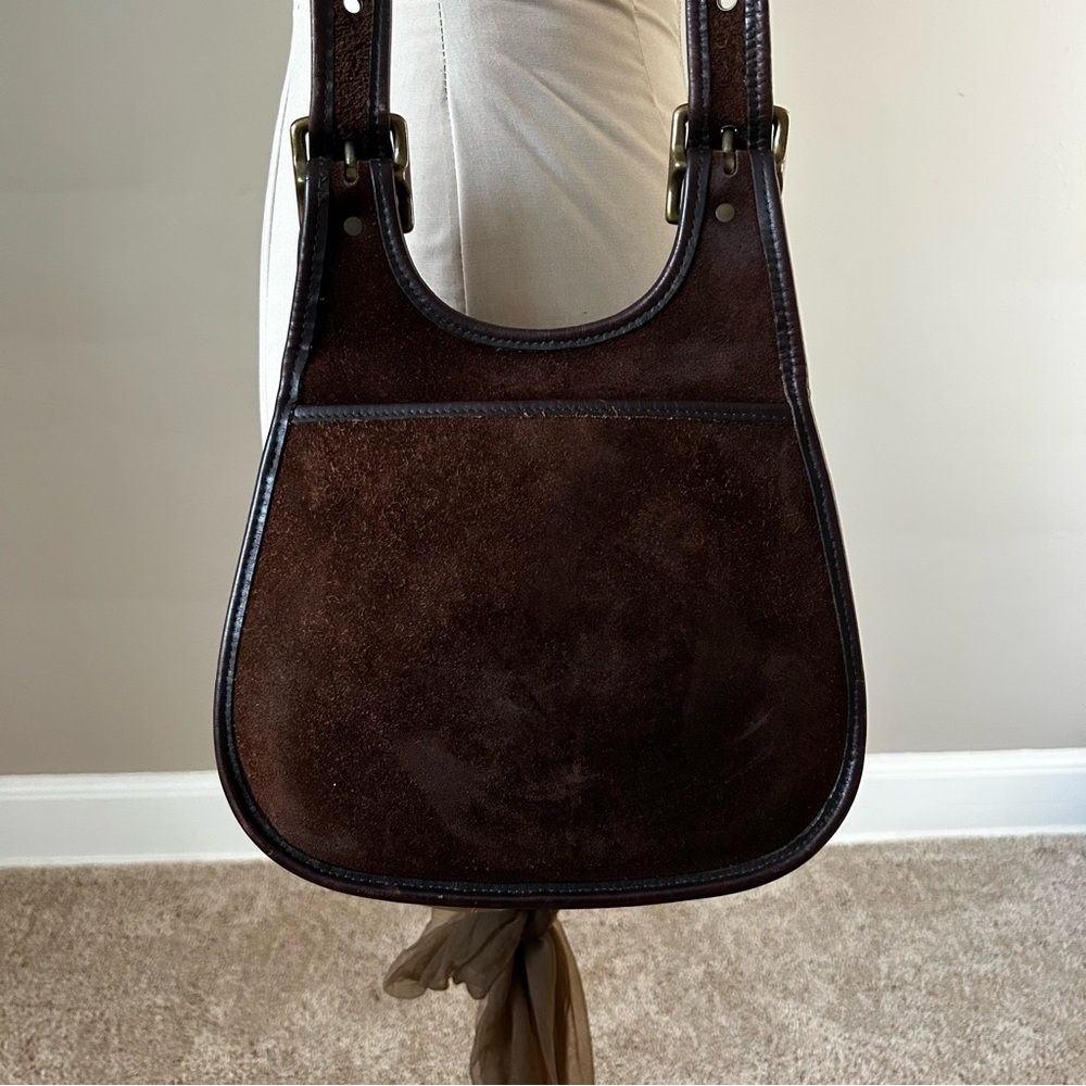 Rare Vintage Coach Berkeley Crescent saddle bag 9014 - Picture 4 of 17
